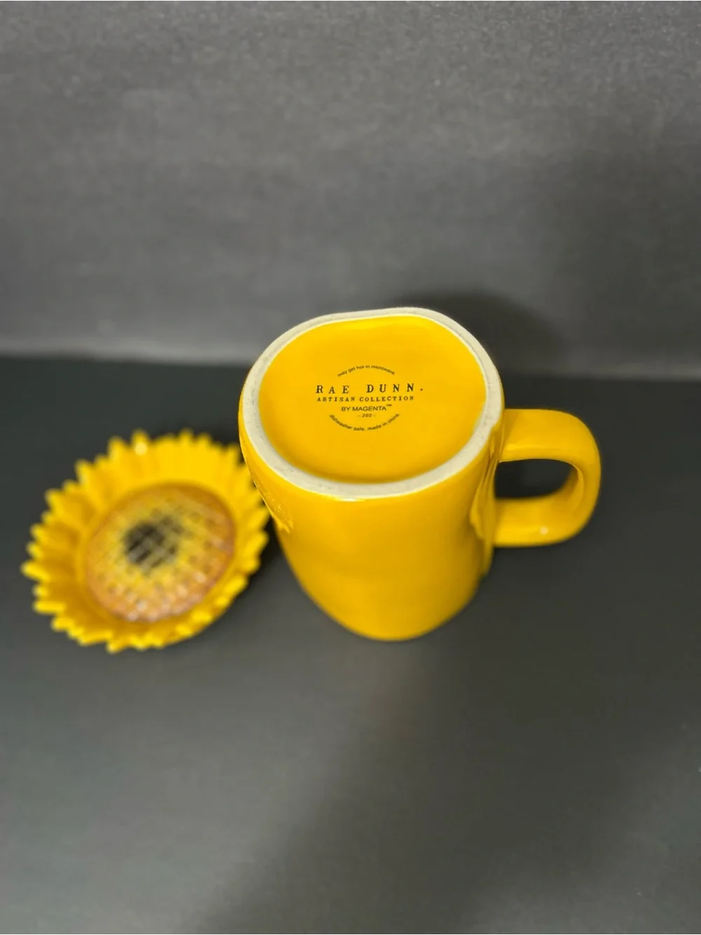 Rae Dunn cheerful yellow